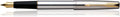 Stainless Steel Gold Trim Medium Point Fountain Pen E581891