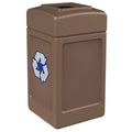 42 Gallon Round Open Top Recycling Can R375562