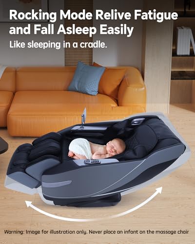 White Zero Gravity Full Body Massage Chair with Heat P39320