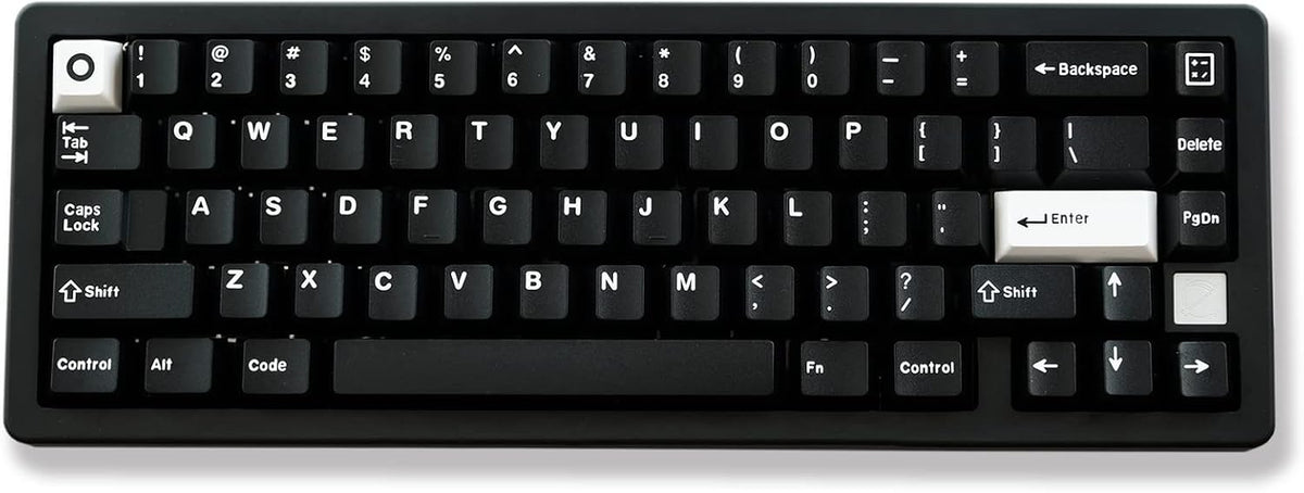 169 Keys Doubleshot Keycaps Cherry Profile ANSI/ISO Layout Mechanical Keyboard F68990