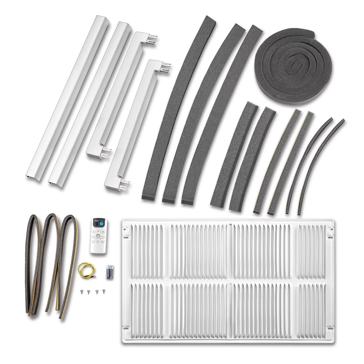 12,000 BTU 115-Volt Window Air Conditioner with Remote, White J591