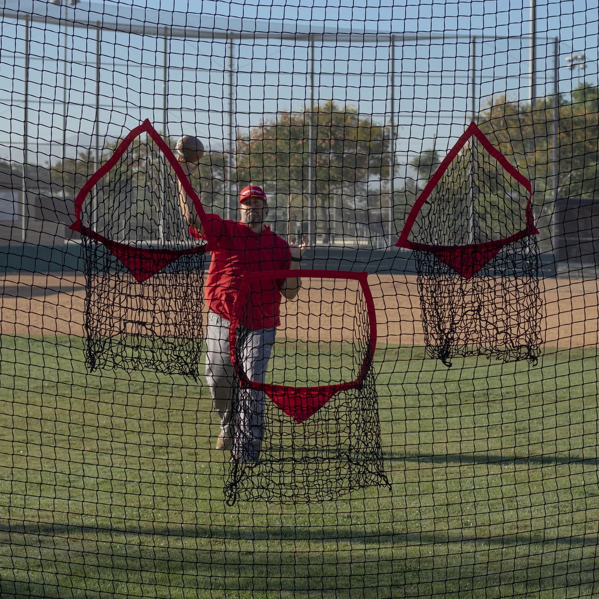 8x8 Ft Football 3 Pocket Net Q987866