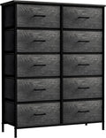 10 Drawer Faux Wood Storage Dresser V415876