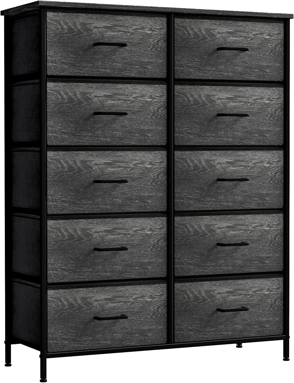 10 Drawer Faux Wood Storage Dresser V415876