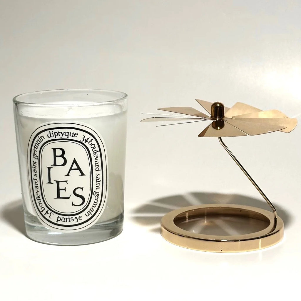 Gold Carousel and 190g Candle N79380