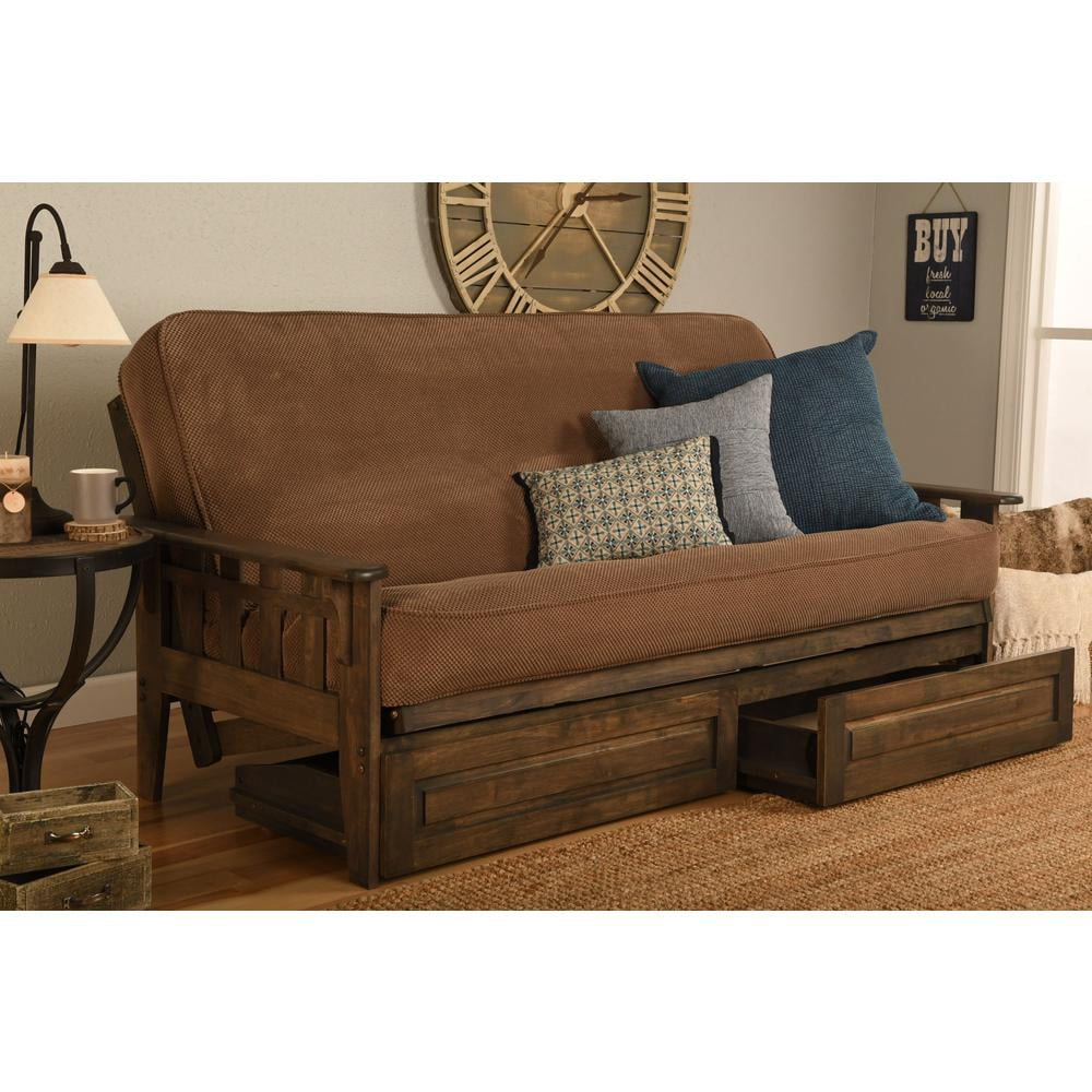 Marmont Mocha Brown/Walnut Fabric Mattress N4809