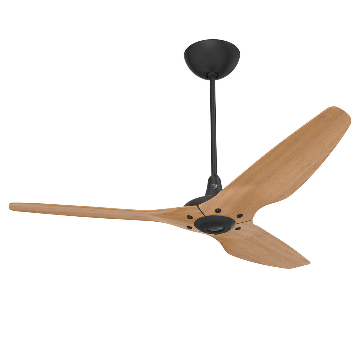 60 Ceiling Fan with Bamboo Blades and Black Finish B858