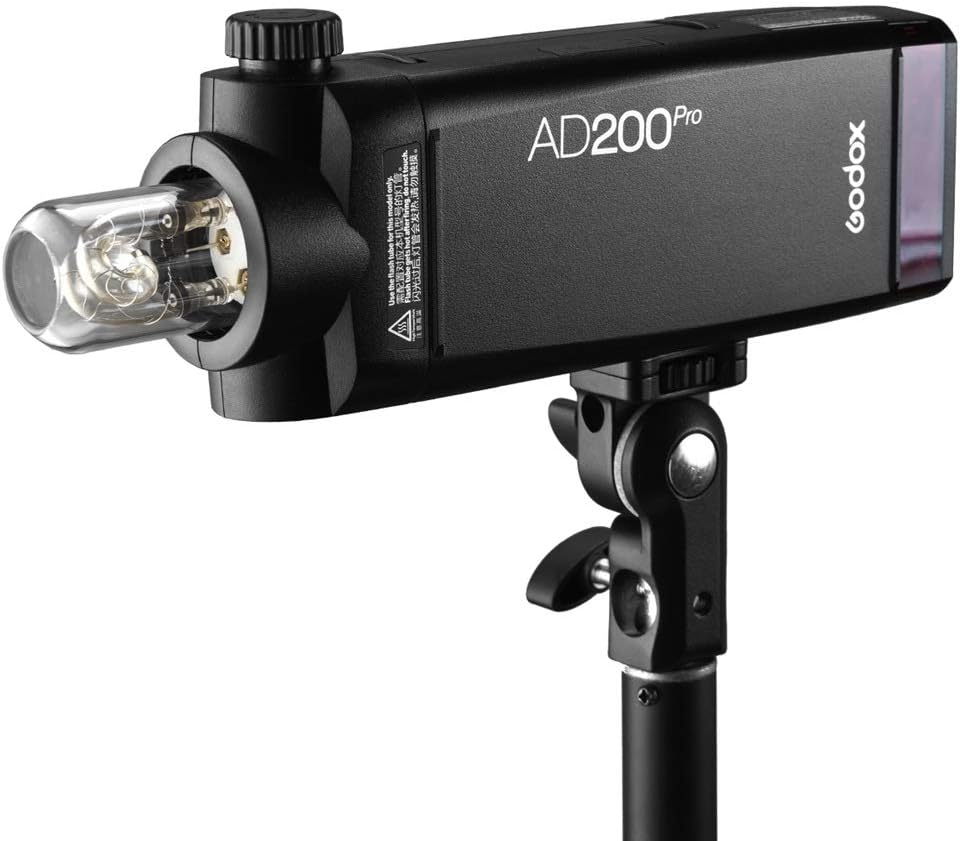 200Ws 2.4G Flash Strobe with Reflector and Color Filters Kit H1513