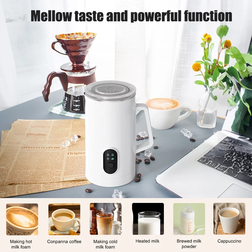 400W 580ml Stainless Steel Electric Milk Frother N4240