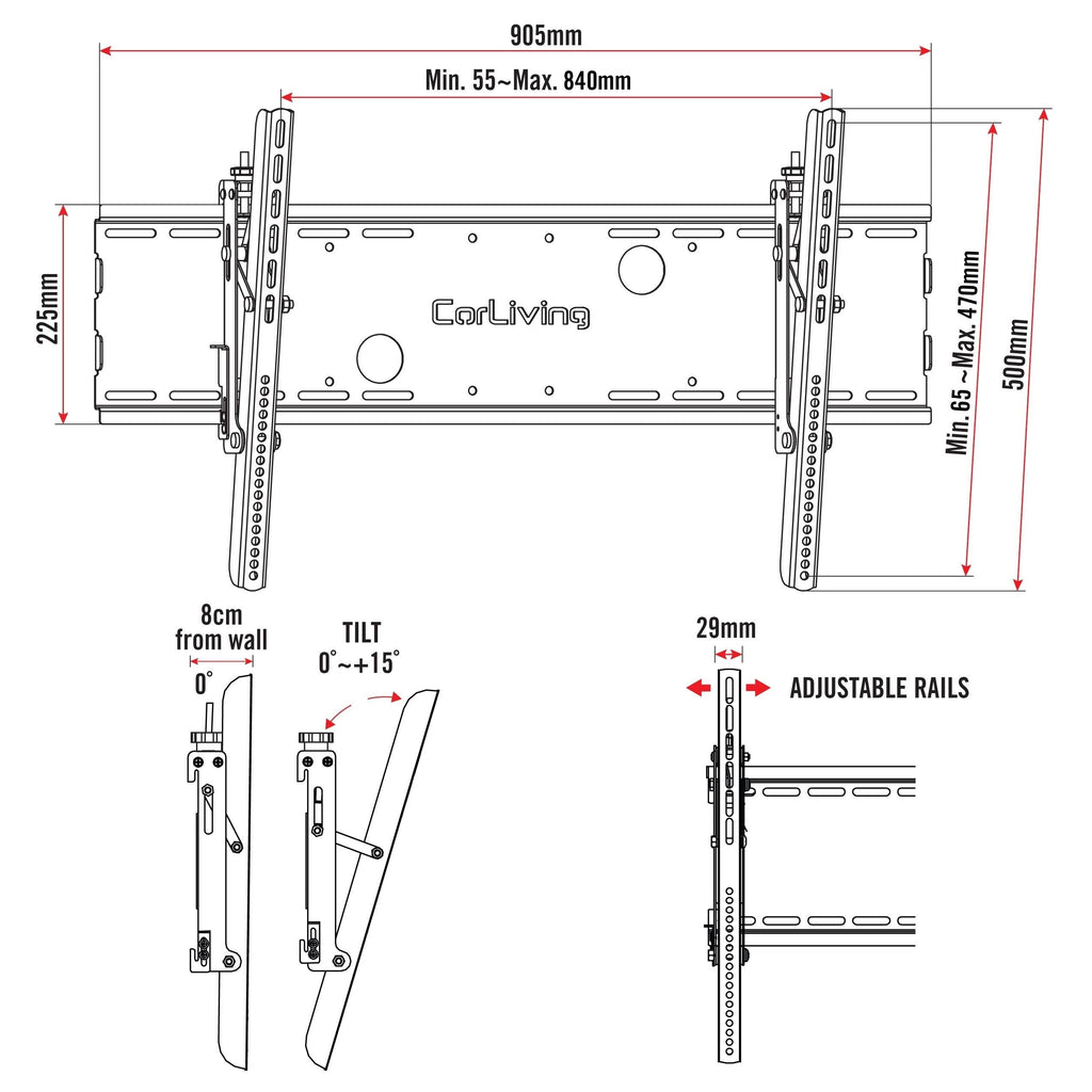 TV Tilt Wall Mount Z781266