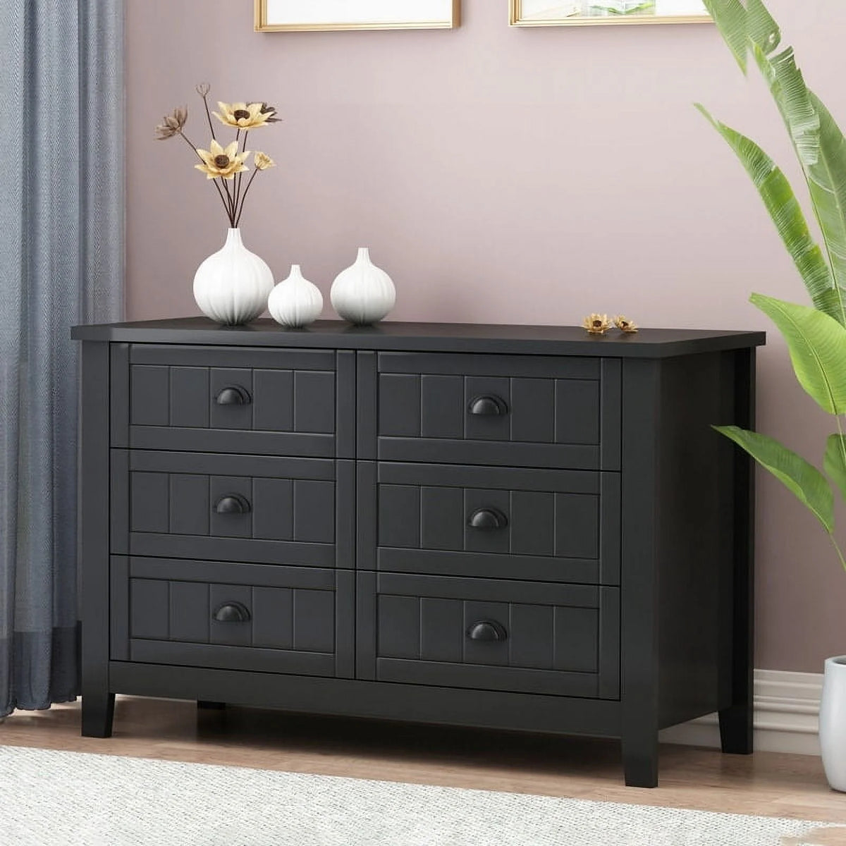 Solid Wood Buffet Sideboard Cabinet Y14601