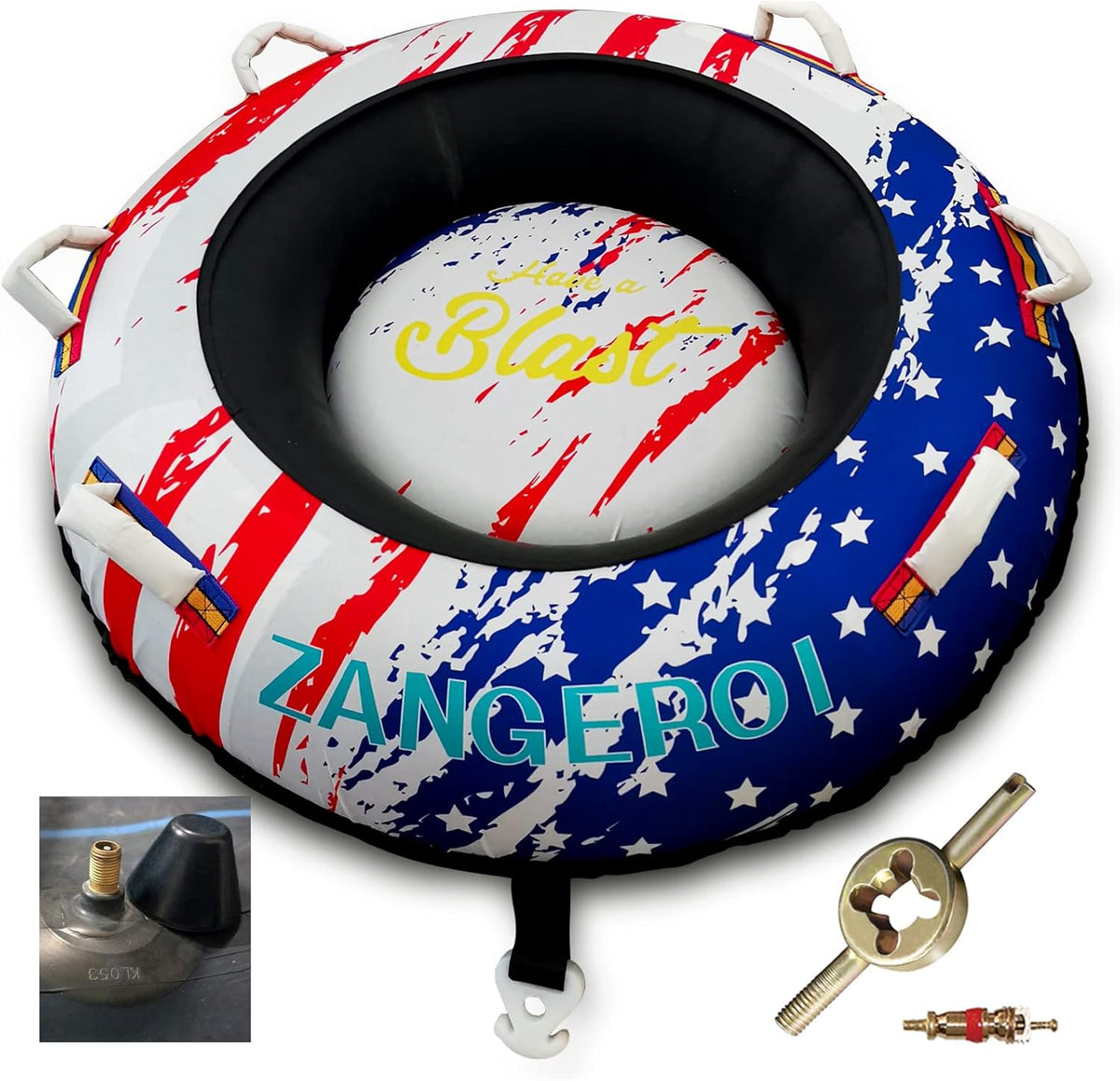 2 Person Heavy Duty Towable Tube for Boating J9788