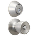 Polished Brass Doorknob and Deadbolt Combo Pack H961