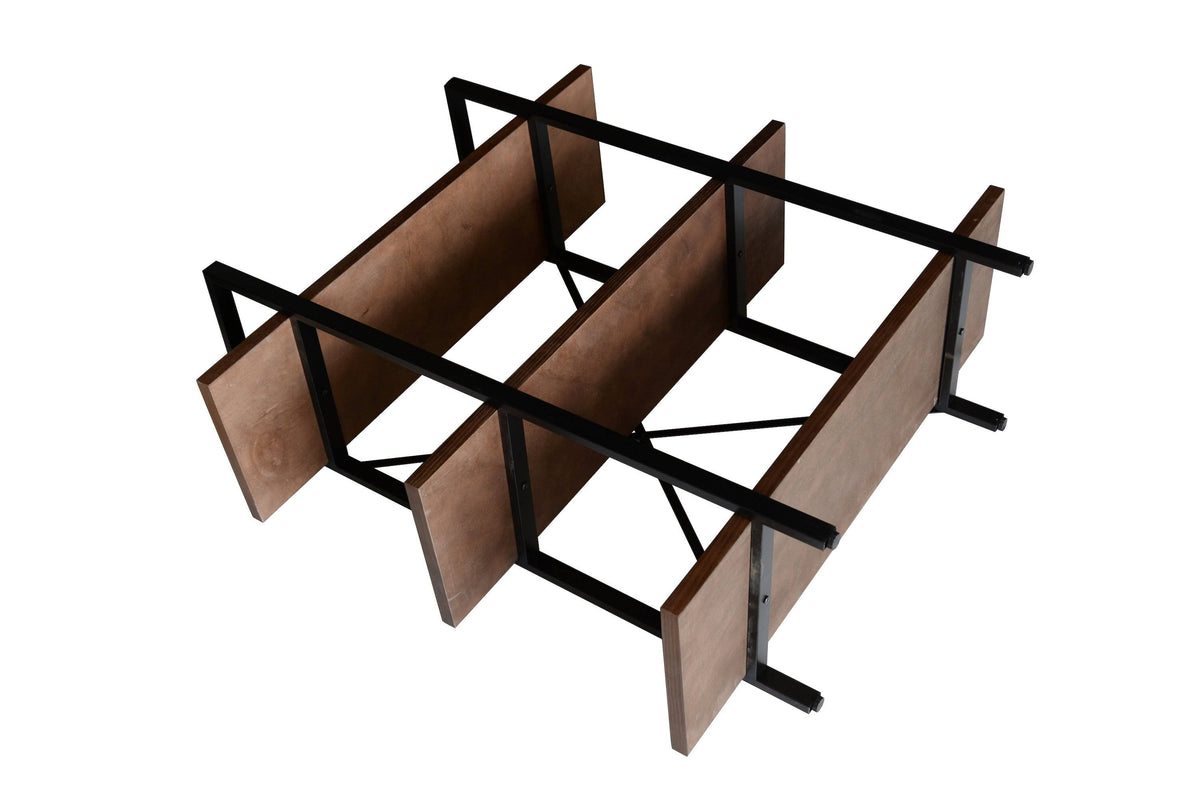 Walnut Brown 3 Shelf Etagere Bookcase Y5478