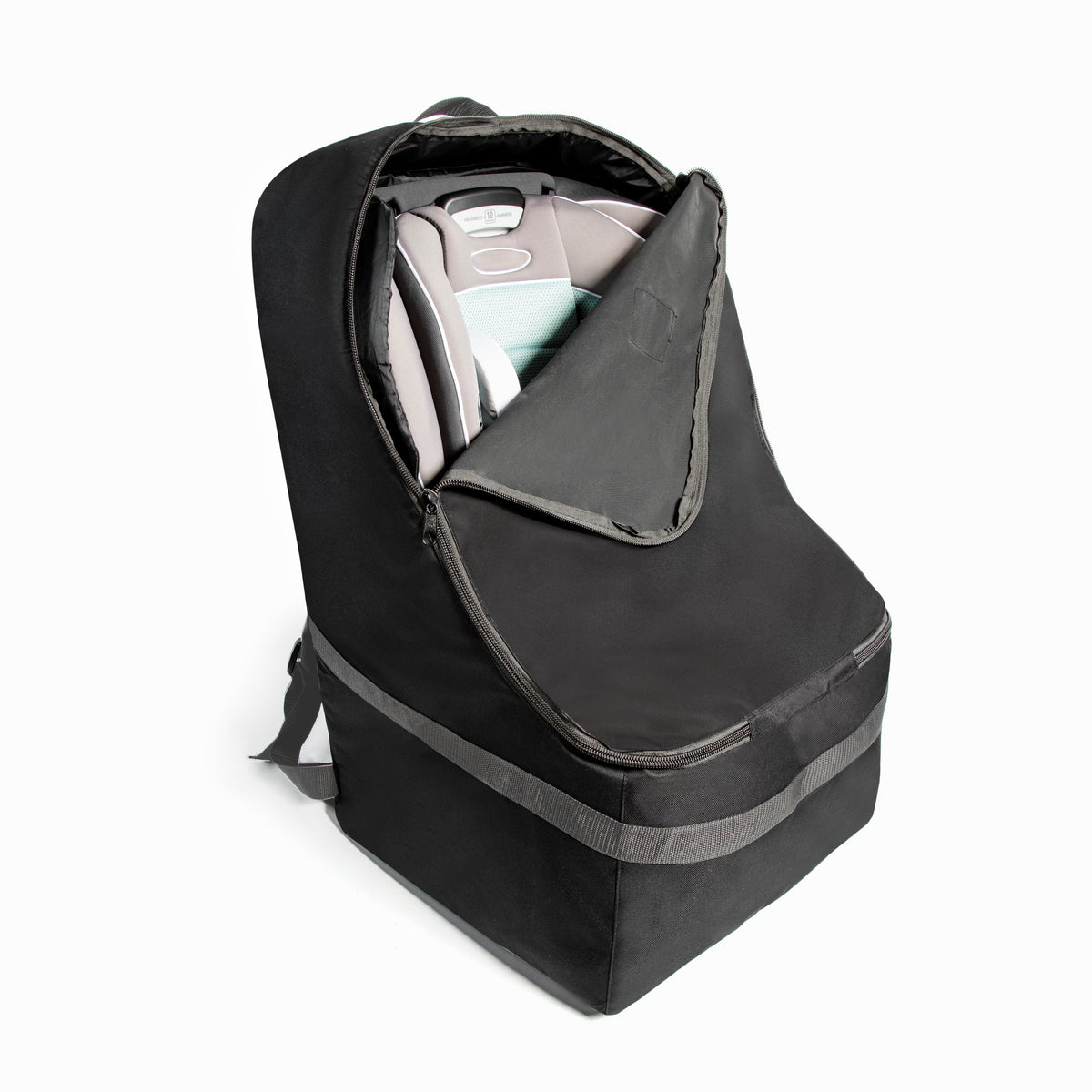 Padded Backpack Car Seat Travel Bag and Carrier V7284