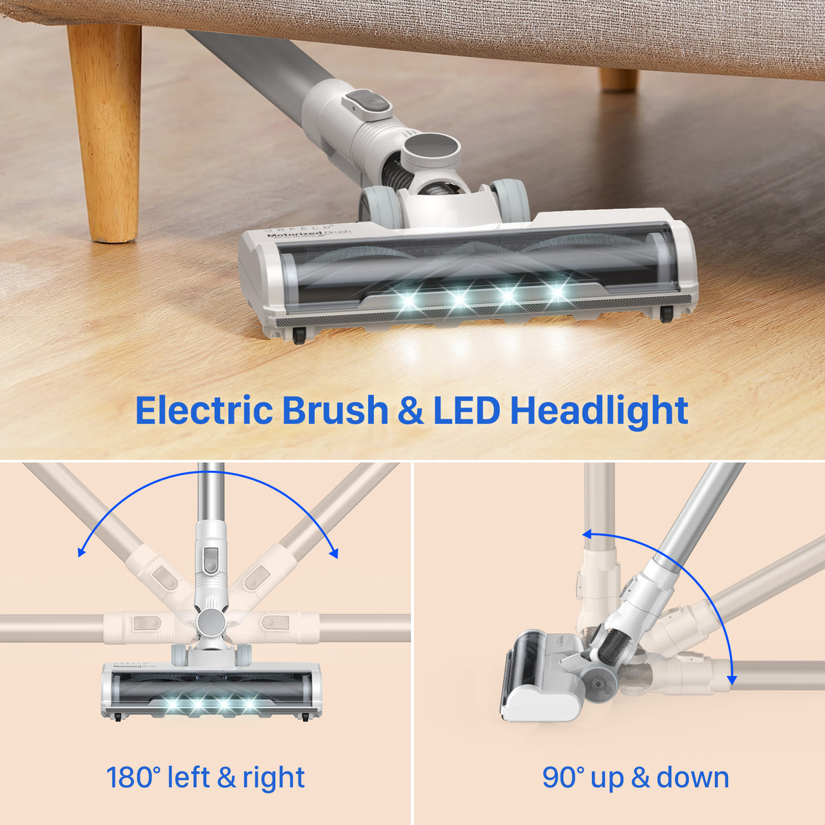 Cordless 2 in 1 Stick Vacuum Cleaner W841