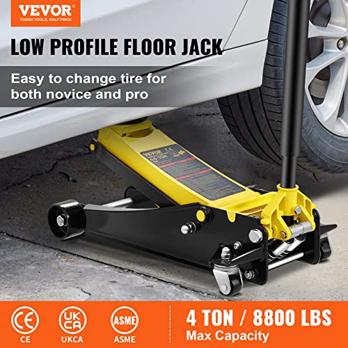 4 Ton Low Profile Steel Floor Jack C4296