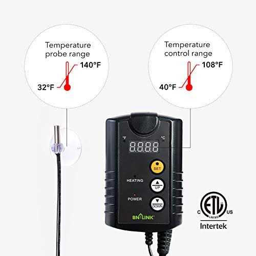 Reptile Heating Pad and Digital Thermostat Combo Set X323