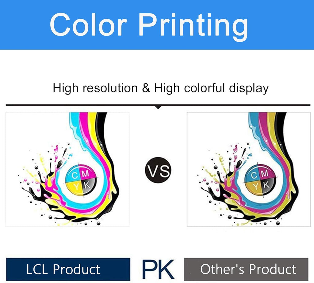 Compatible Toner Cartridge Replacement 4-Pack Black Cyan Magenta Yellow V25346