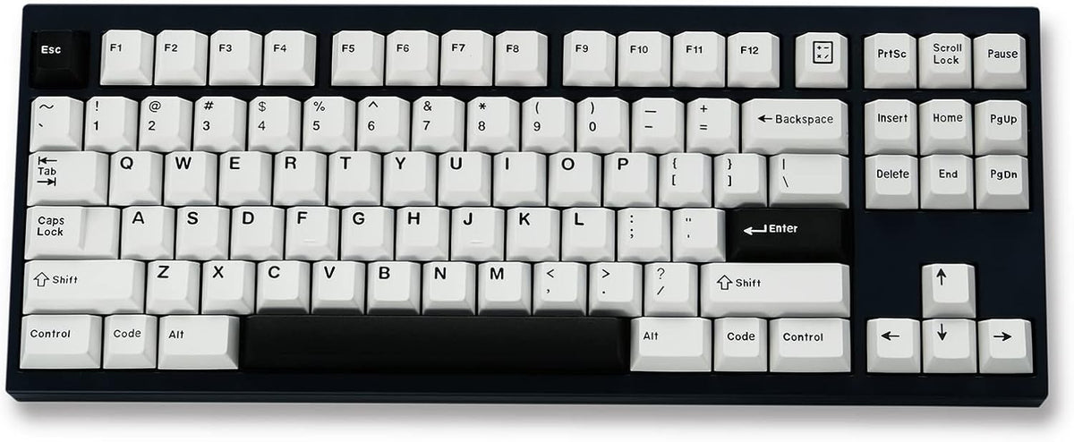 169 Keys Doubleshot Keycaps Cherry Profile ANSI/ISO Layout Mechanical Keyboard F68990