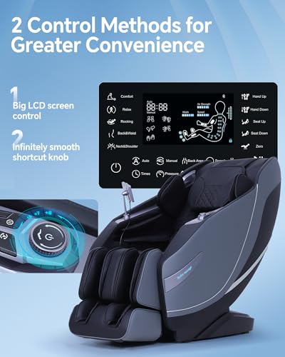 White Zero Gravity Full Body Massage Chair with Heat P39320