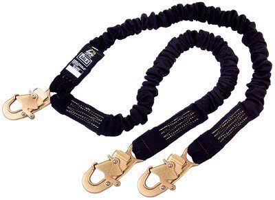 Arc Flash Shock-Absorbing Lanyard, Black P297