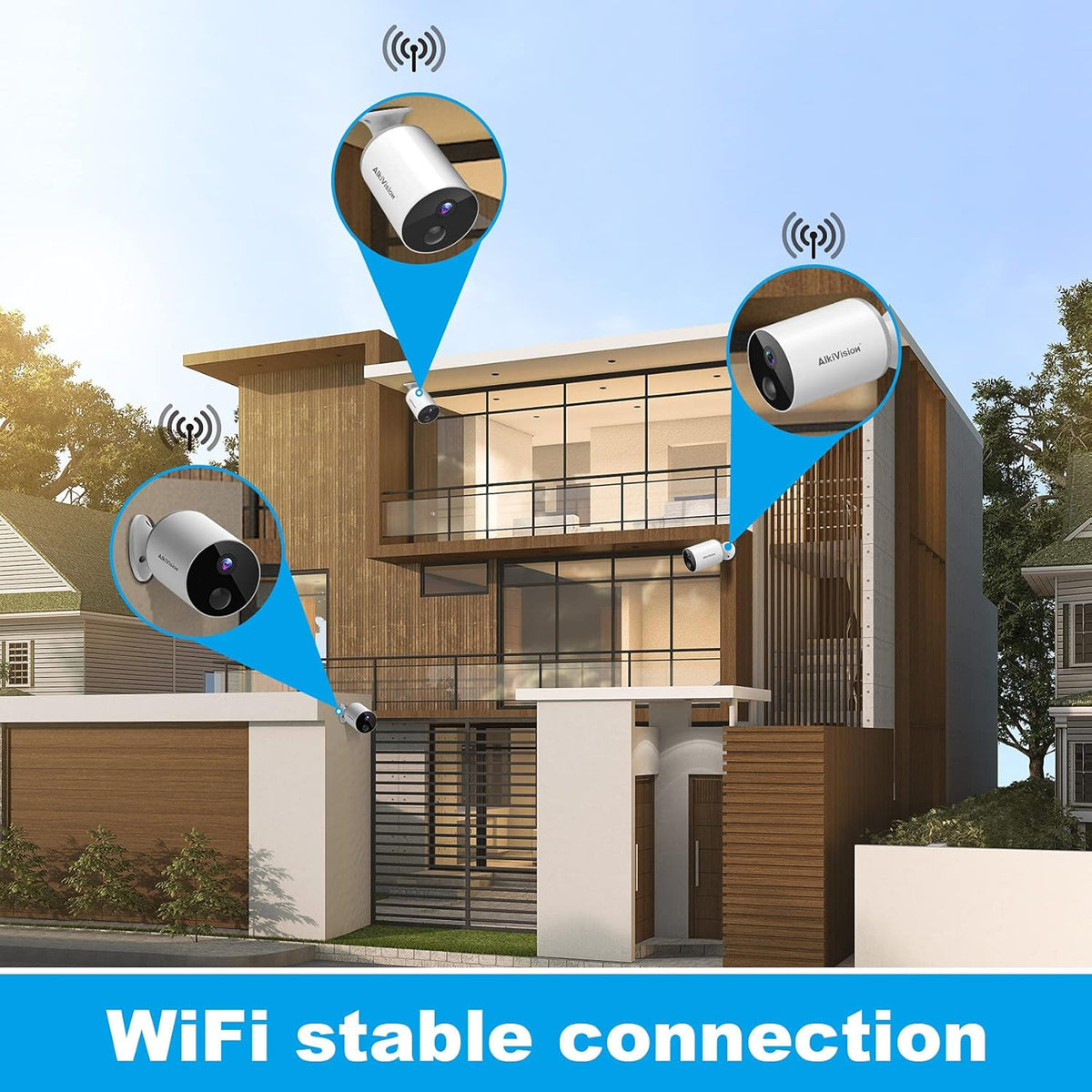 1080p HD Wireless Outdoor Security Camera E212901