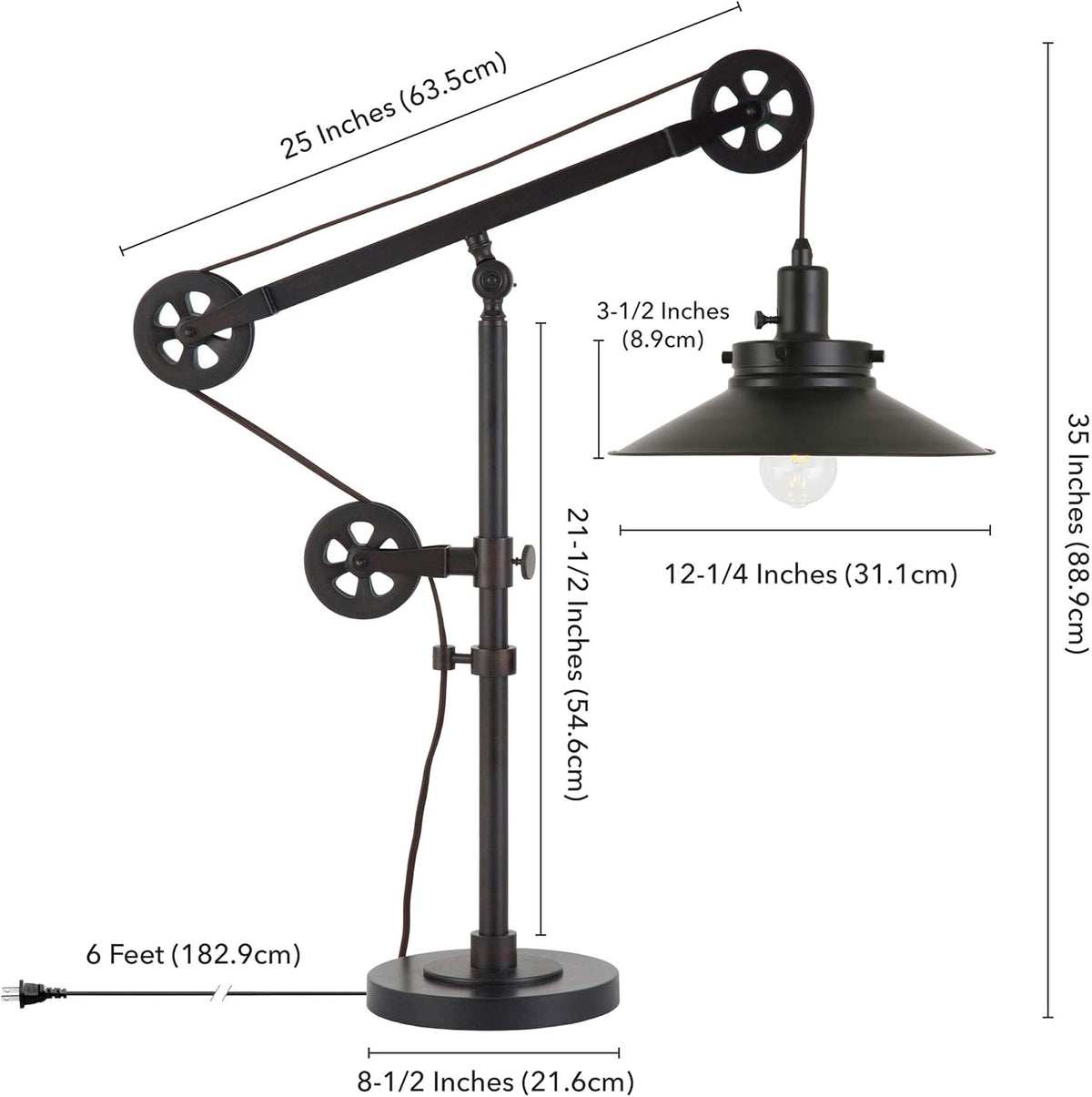 Black Table Lamp M8907