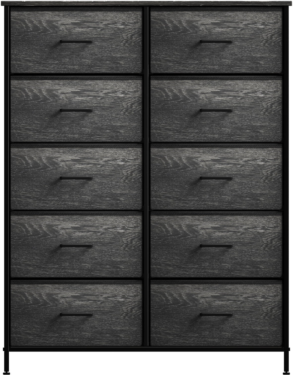 10 Drawer Faux Wood Storage Dresser V415876