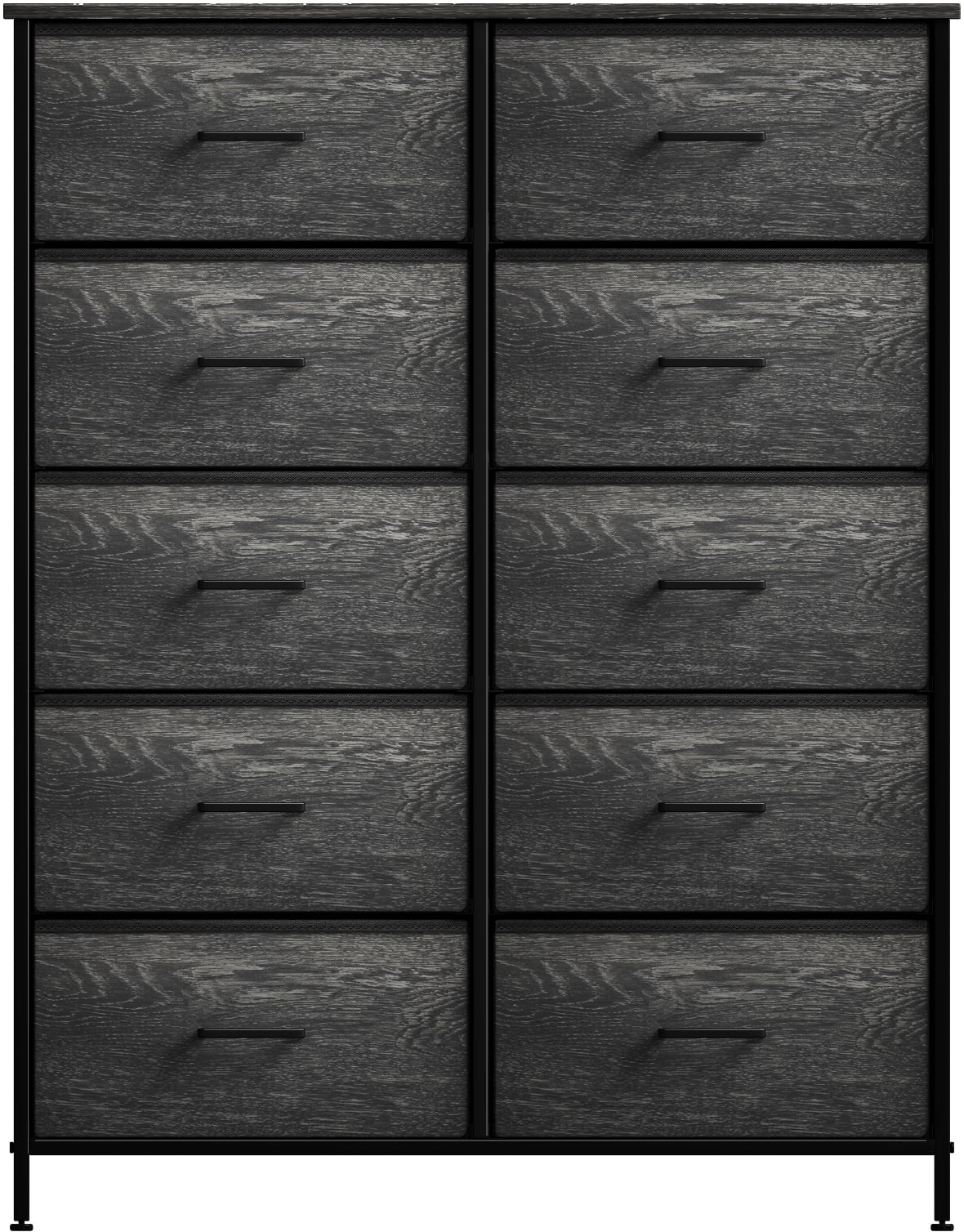 10 Drawer Faux Wood Storage Dresser V415876