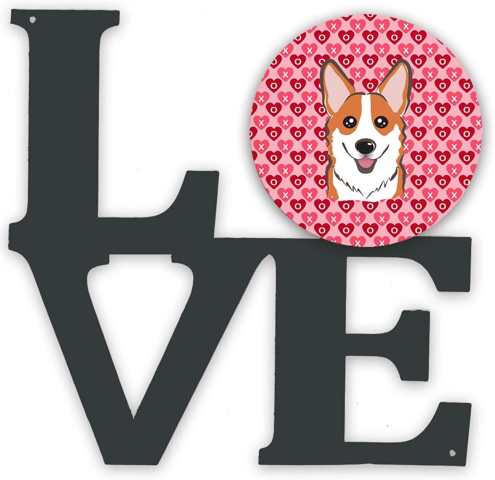 Red Corgi Metal Wall Artwork R81620