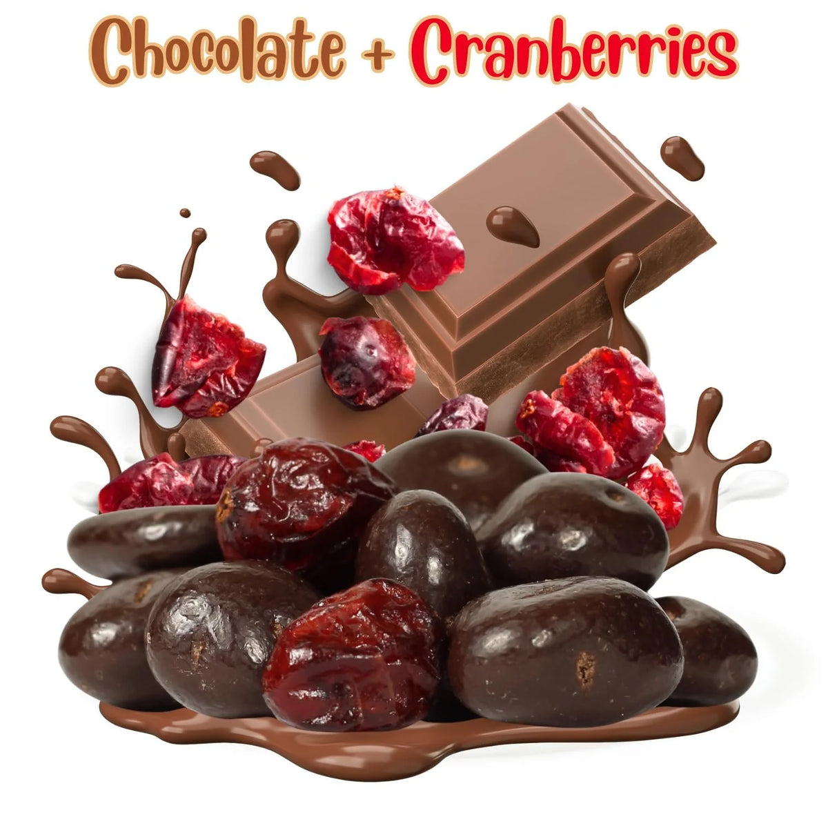 10 lbs Bulk Bag Dark Chocolate Covered Cranberries I220