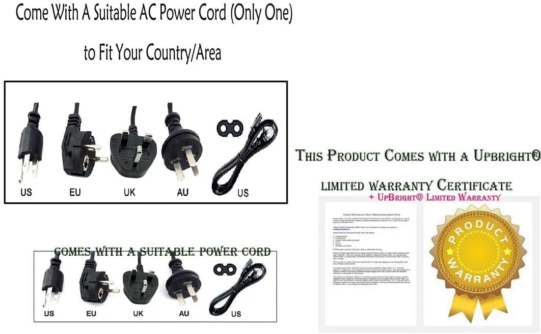 AC/DC Adapter Power Supply Cord Cable Charger C19200