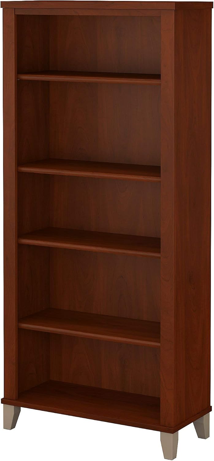 5 Shelf Bookcase, Sand Oak M3605