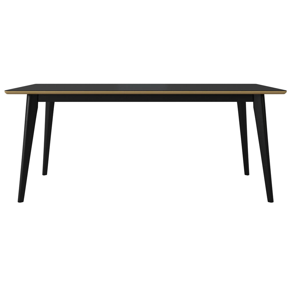 White/Natural Rectangular Dining Table Y35339