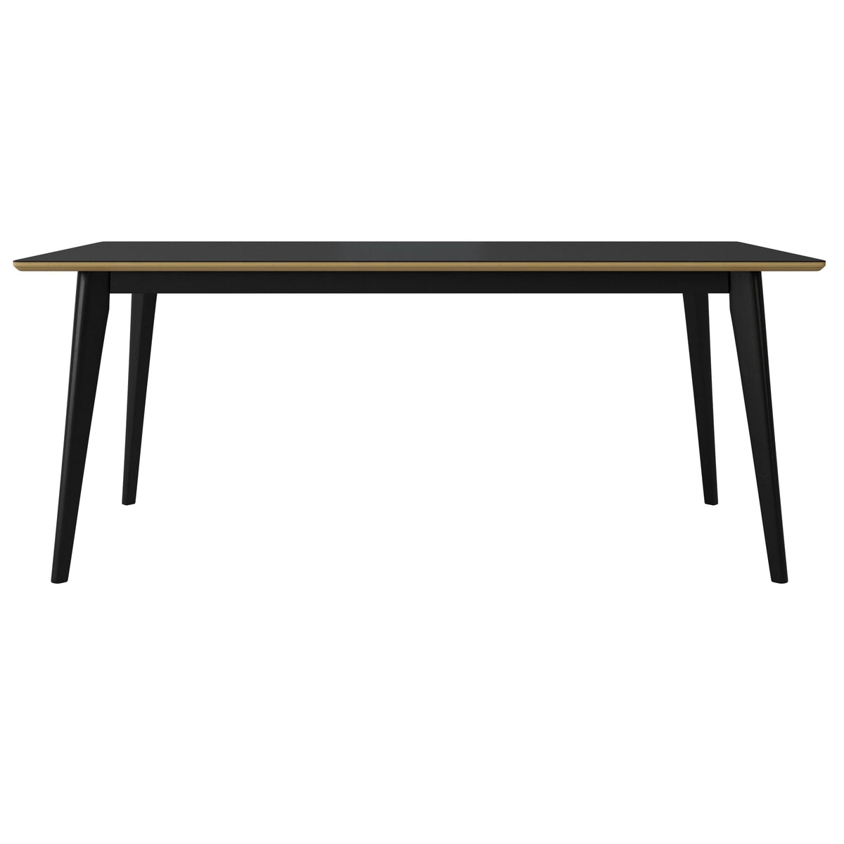 White/Natural Rectangular Dining Table Y35339