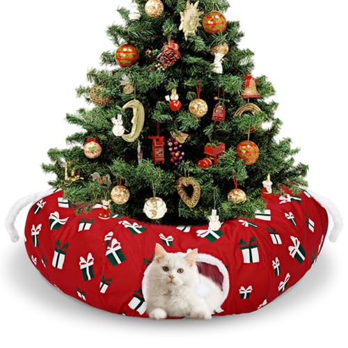 Cat Tunnel Bed 3ft x 3ft x 9.8 in Folded Cave for Small Animals L141