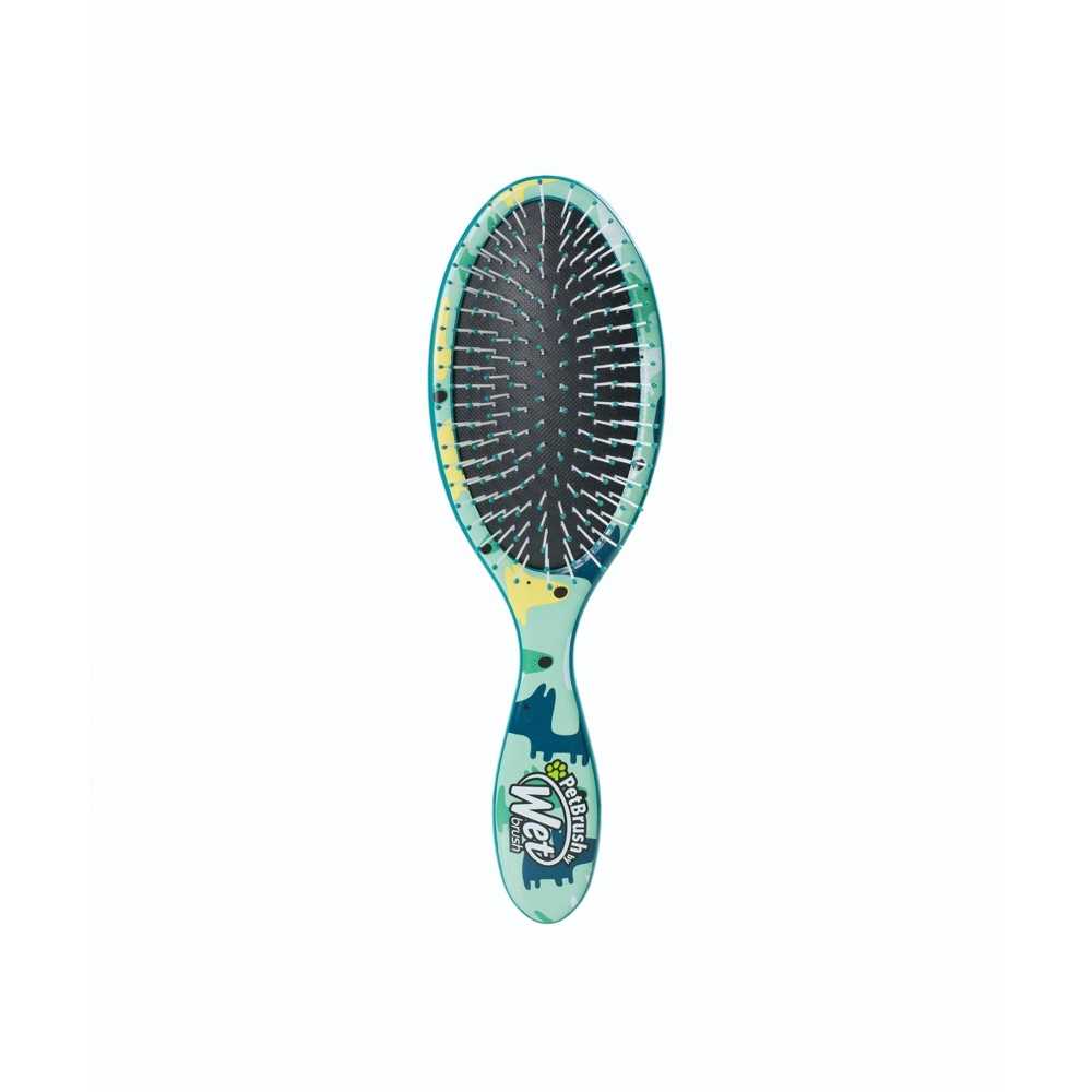 Teal Large Dog Brush W11837