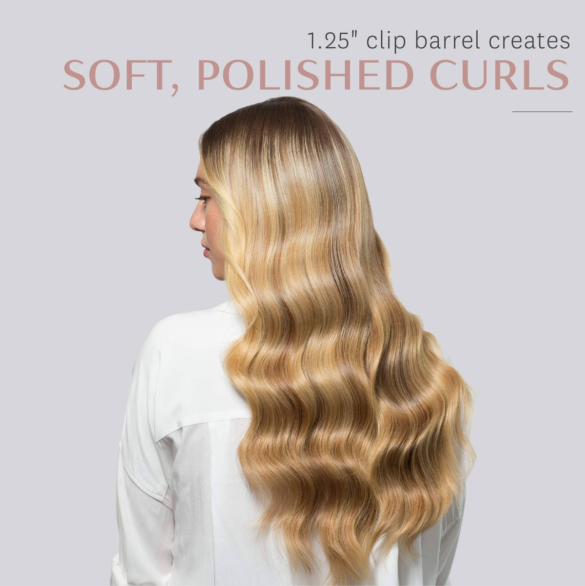 Polished Curls 1.25x22 Clip Barrel E8526