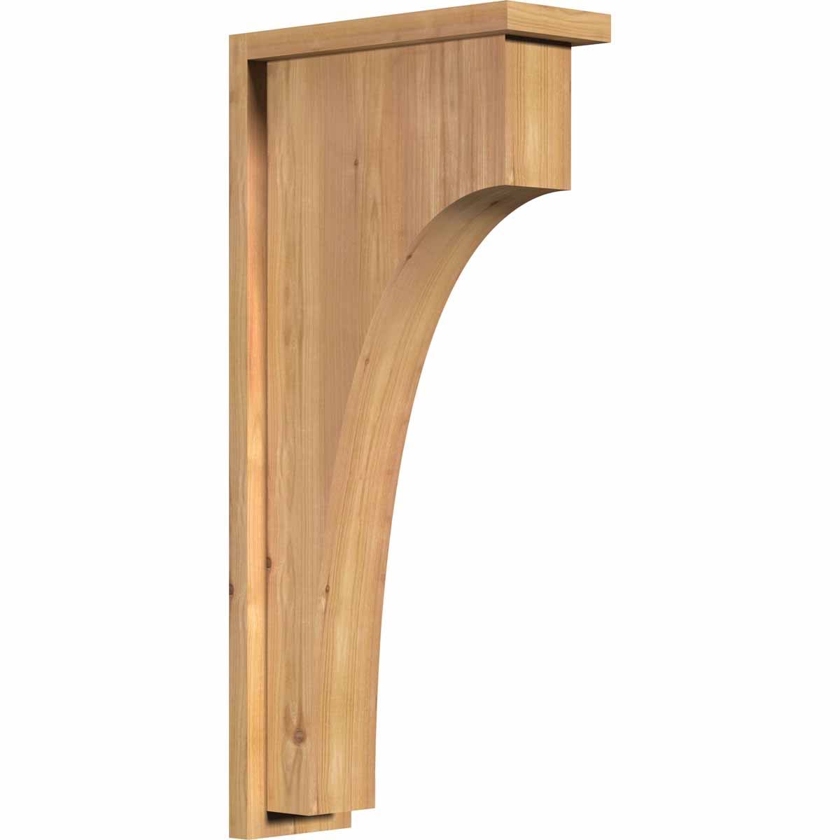 5 1/2x22W x 14x22D x 30x22H Smooth Corbel with Backplate E11973