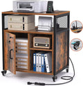 Filing Cabinet with Lock and Charging Station D33713