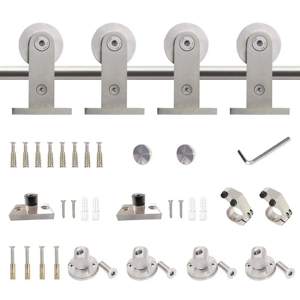 Sliding Double Barn Door Hardware Kit 72 in. E19076