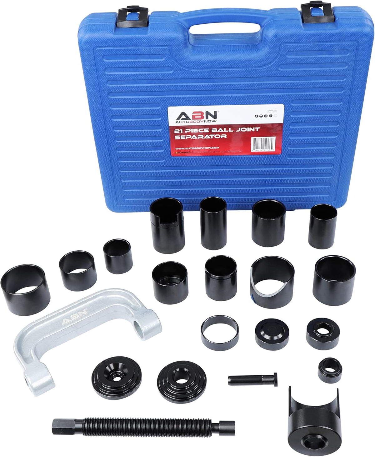 21 Piece Automotive Ball Joint Press Removal Tool Kit with Carrying Case B524047