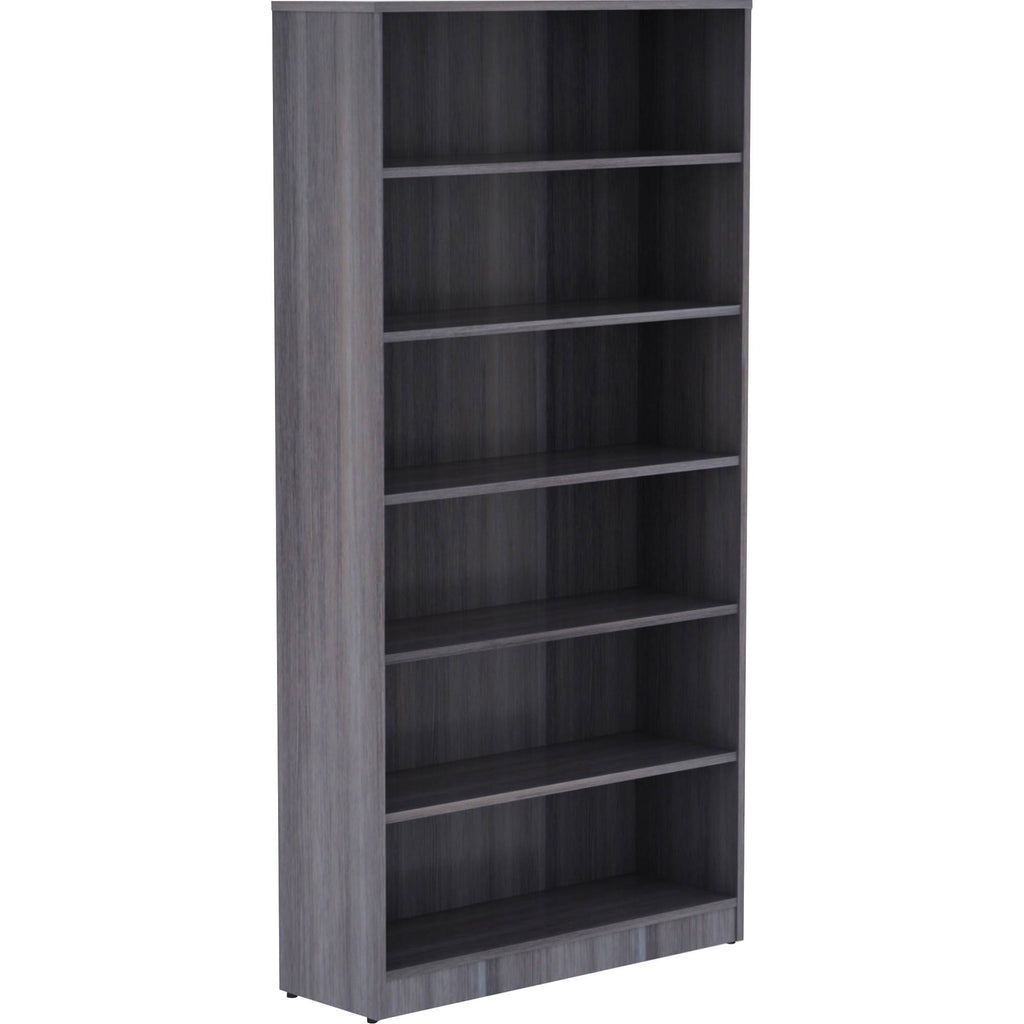 Weathered Charcoal Laminate Bookcase Z43110