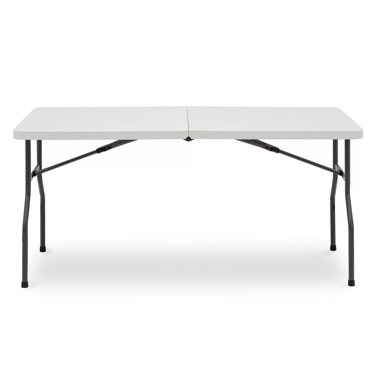 5-Foot White Folding Table I2232