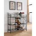 Black Metal Wine Rack V550