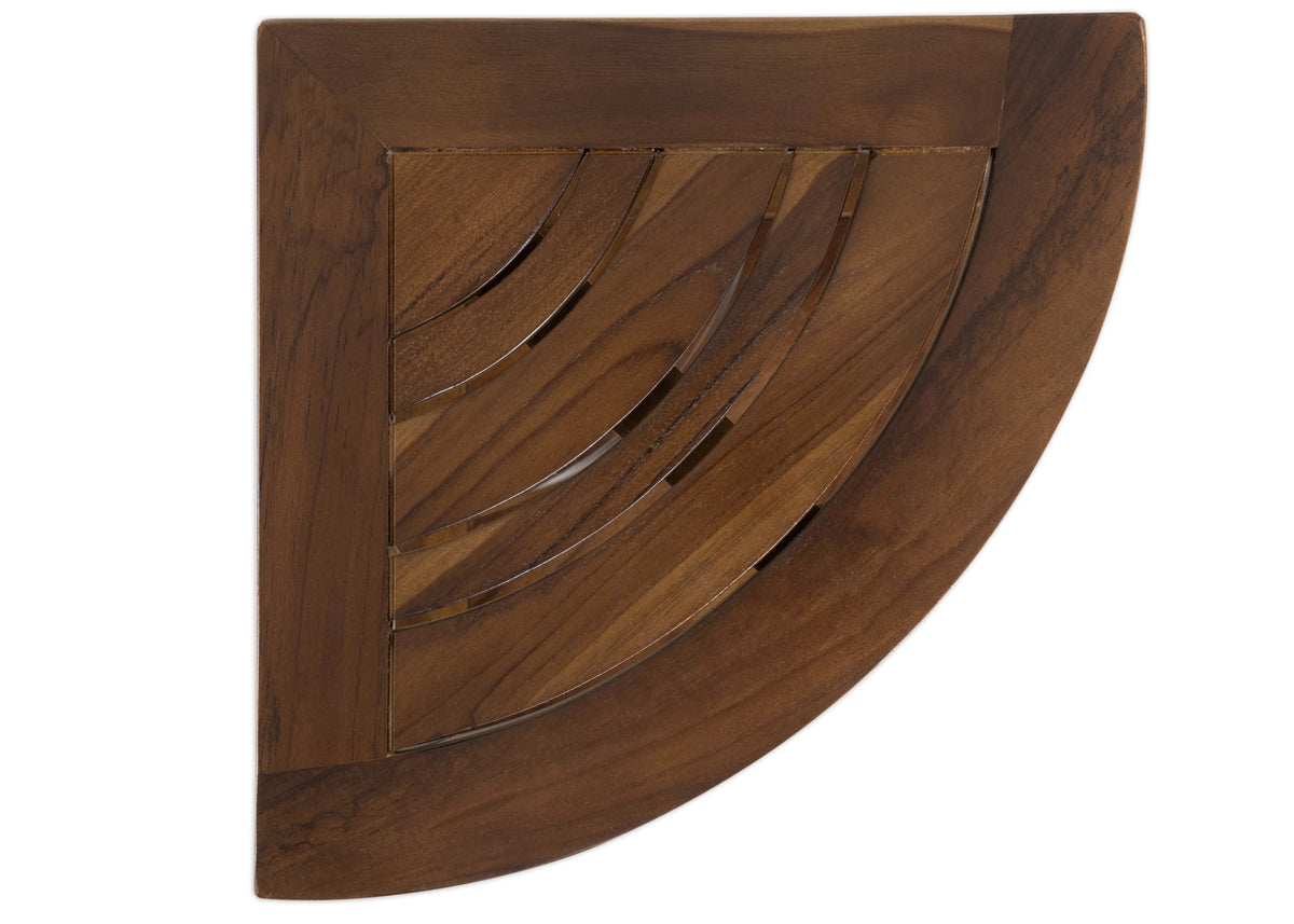 Teak Wood Corner Shower Stool P906497