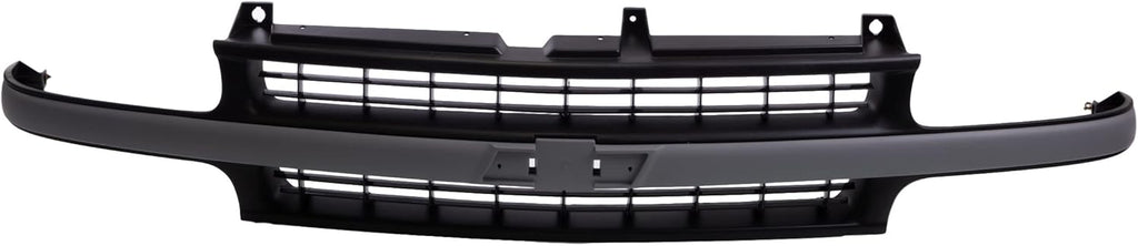 Front Black Grille Assembly With Gray Center Bar N10811