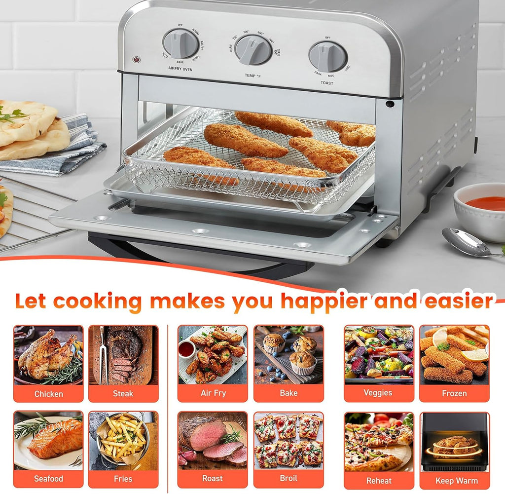 10.7 * 9.8'' Non-stick Stainless Steel Air Fryer Basket H450119