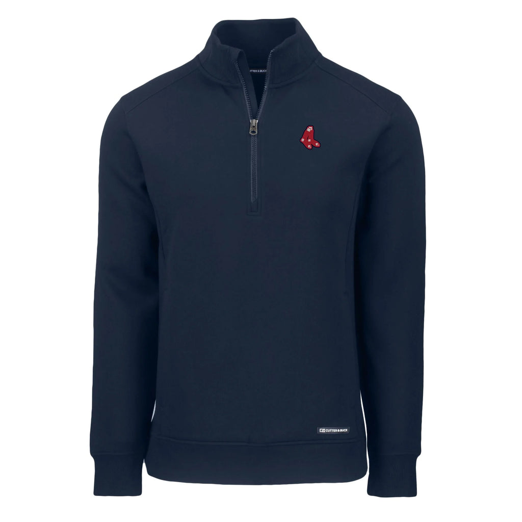 Navy Recycled Quarter-Zip Pullover A398842